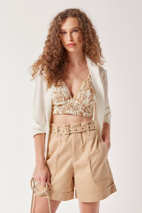 Cropped Estampa Dream - Est Dream