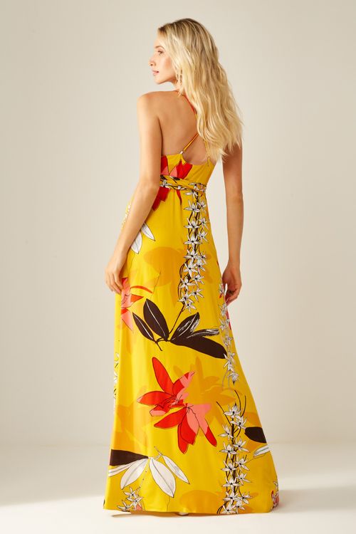 Vestido Estampa Floral Vulcano Amar - Est Floral Vulcano