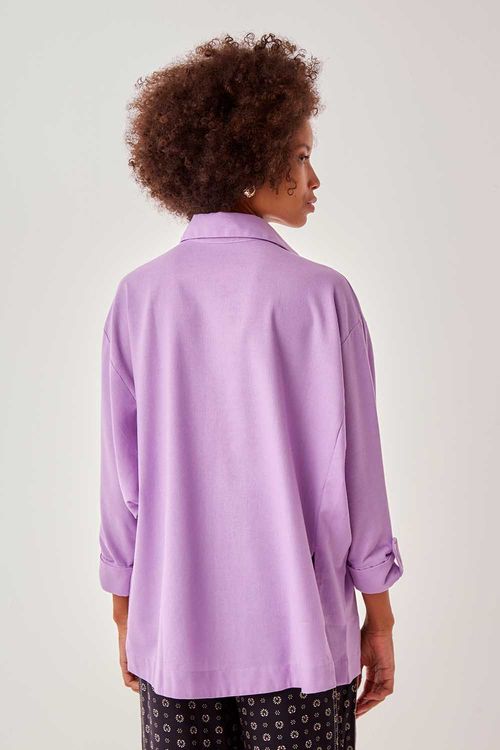 Camisa Manga Longa Tagliarini - Lilas Por do Sol