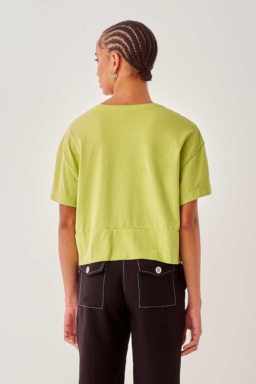 Blusa Malha Silk Coordenadas - Verde Jardim