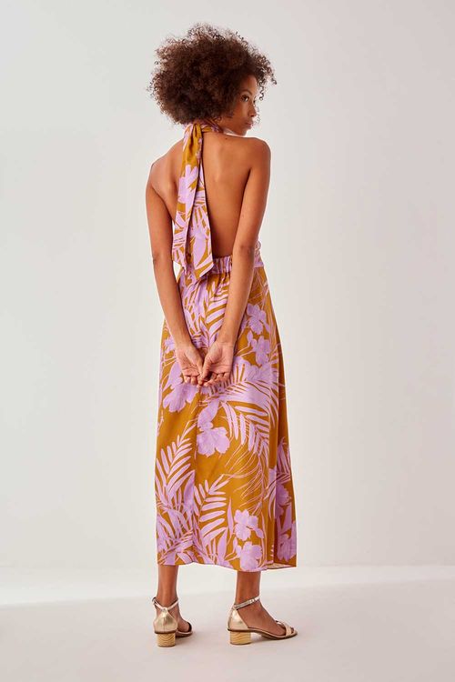 Vestido Estampa Milagres Midi - Est Milagres