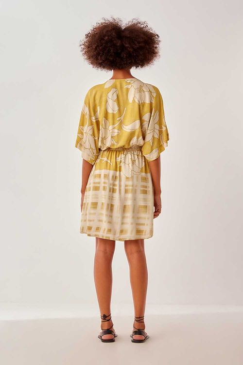 Vestido Estampa Aster Sol Curto - Est Aster Sol