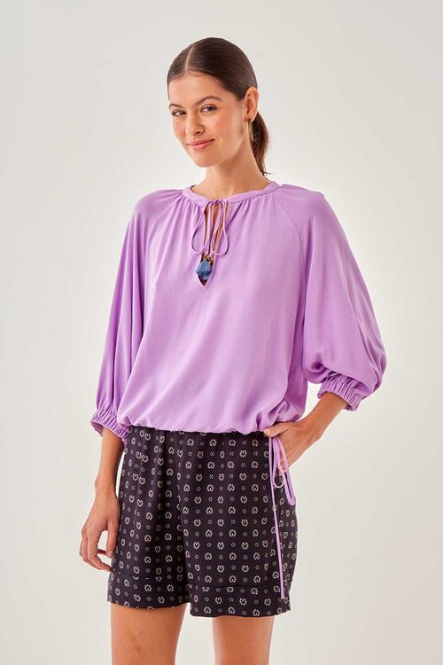 Bata Casual Milagres - Roxo Maré