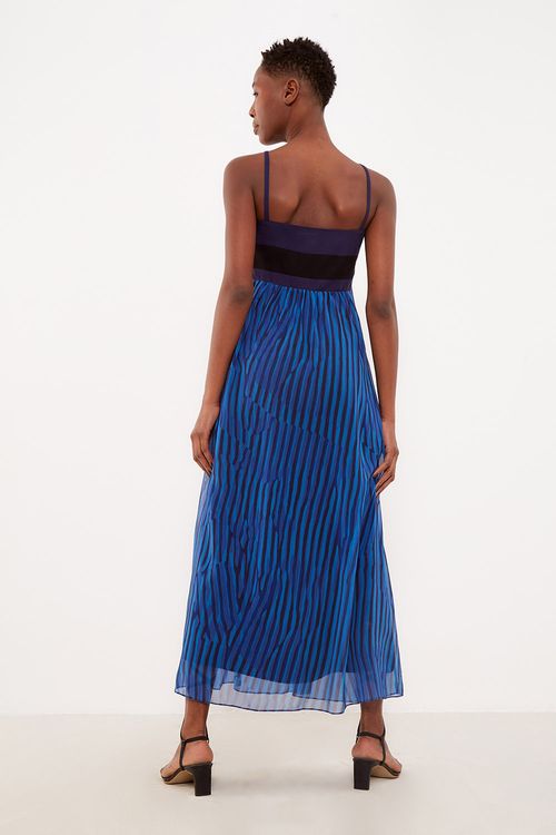 Vestido Estampa Oceano Longo - Est Oceano