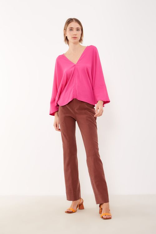 Bata Ampla Casual - Rosa Valentino