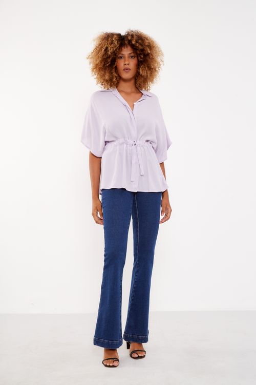 Blusa Ampla Amarracao - Lilas Por do Sol