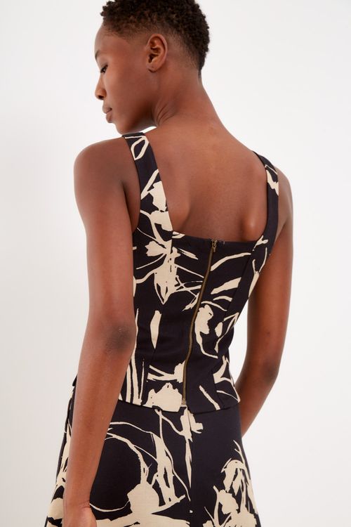 Regata Estampa Travessia Black - Est Travessia Black