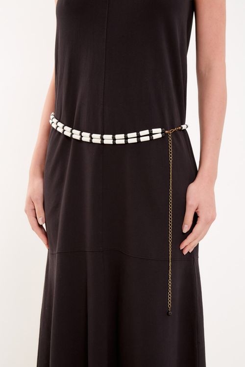 Cinto Resina Formas - Off White