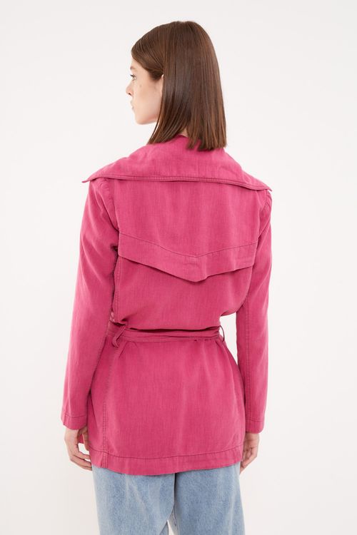 Trench Coat Botões Aleta - Cosmos
