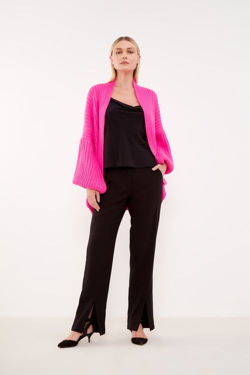 Blusa Casual Degage - Preto