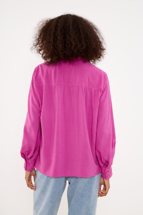 Camisa Tecido Oversize - Fucsia Cosmos