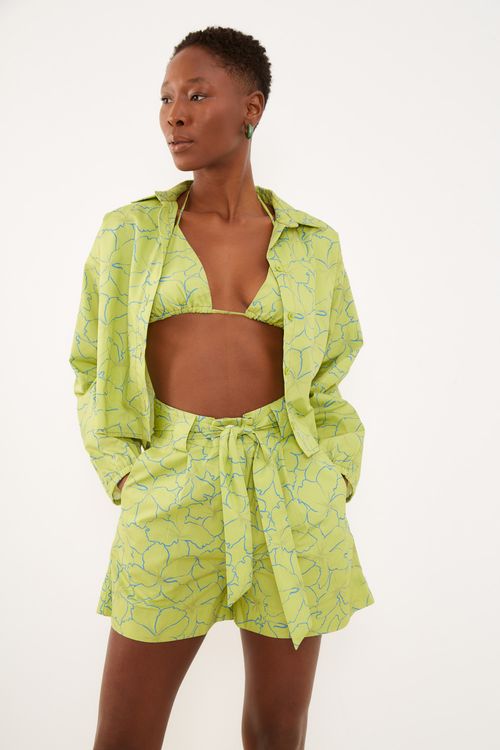 Short Estampa Floral Instante - Est Floral Instante