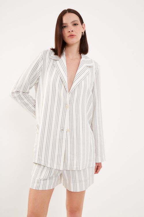 Blazer Estampa Listrada Iris - Est Listrado Iris