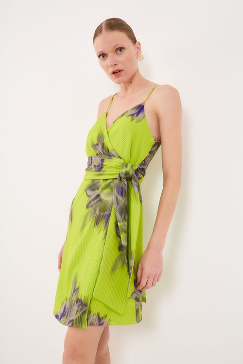 Vestido Estampa Verbena Lima - Est Verbena Lima