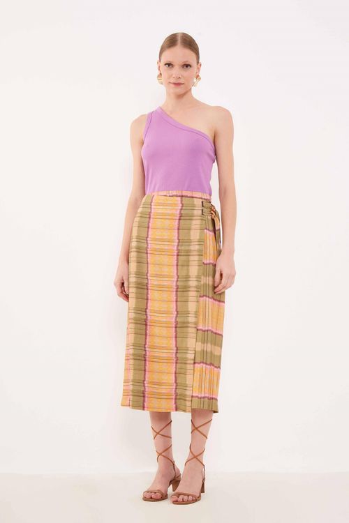 Blusa Malha Ombro Só - Lilas Iris 14-3710tpx