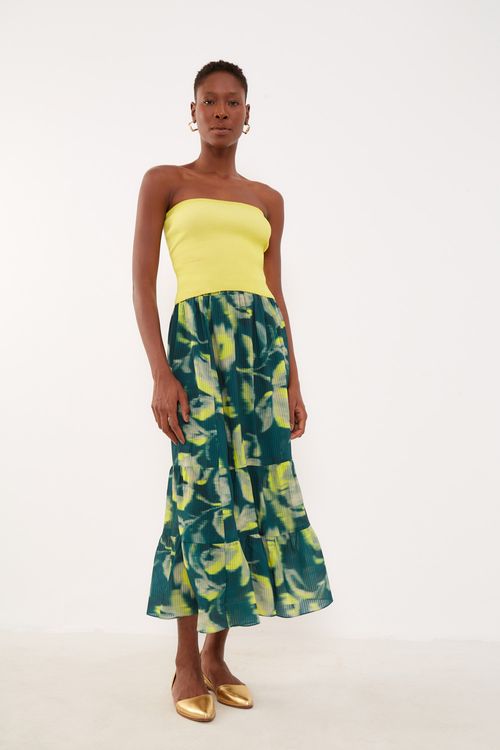 Blusa Tricot Canelada - Verde Citrus