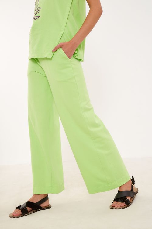Calça Malha Lima - Verde Citrus