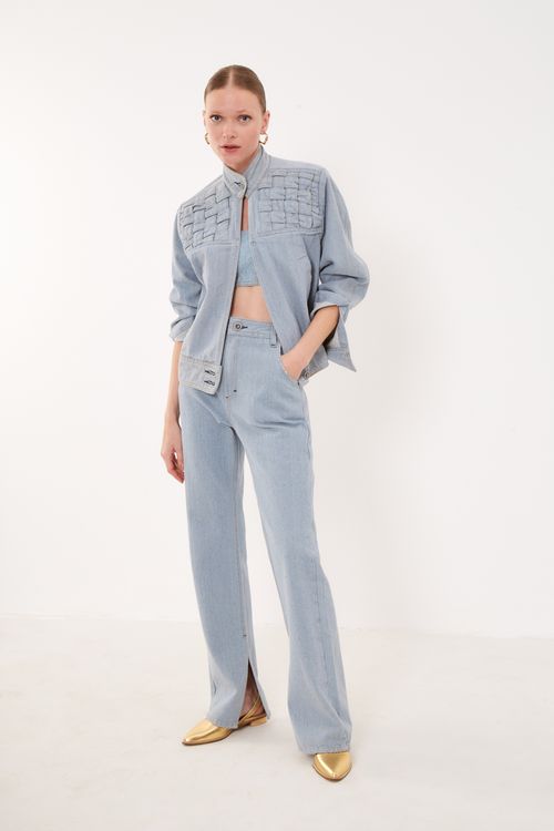 Calça Jeans Reta Eco - Jeans