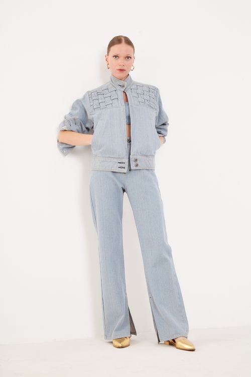 Jaqueta Jeans Trama Eco - Jeans