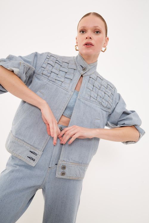 Jaqueta Jeans Trama Eco - Jeans