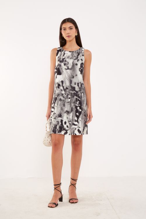 Vestido Estampa Floresta Noite - Est Floresta Noite