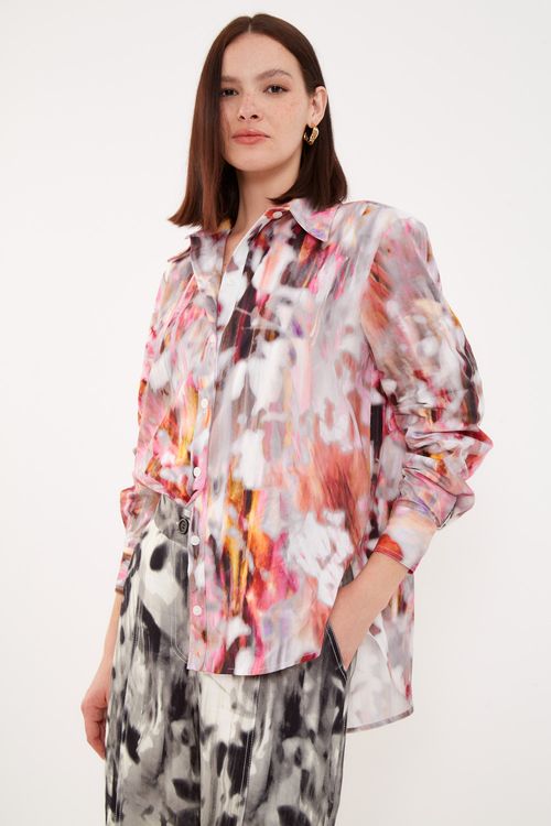 Camisa Estampa Floresta Dia - Est Floresta Dia