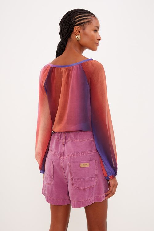 Short Jeans Color - Rosa