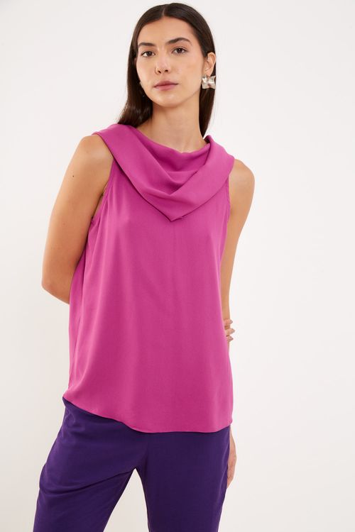 Blusa Gola Degagê - Orquidea