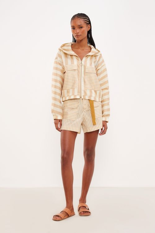 Bomber Capuz Listra - Listrado