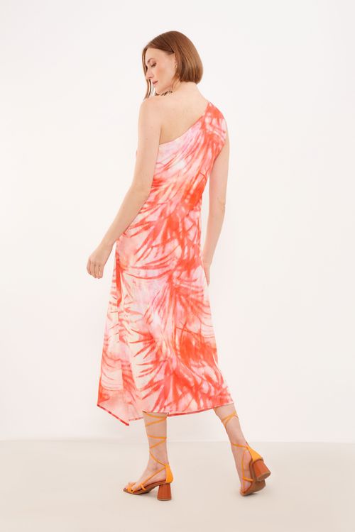 Vestido Estampa Palmeiras Midi - Est Palmeiras