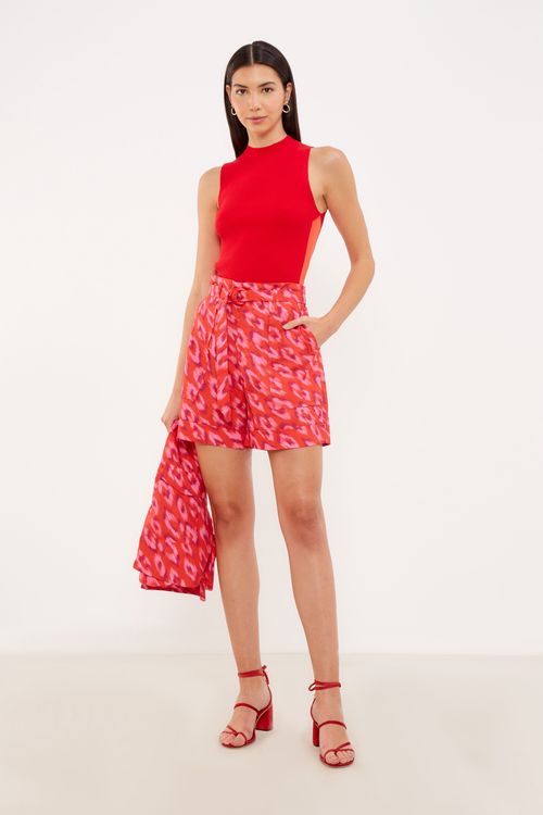 Short Estampa Lince - Est Lince