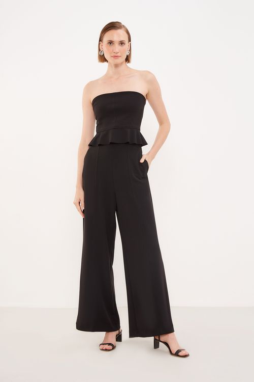 Calça Malha Estruturada Black - Preto