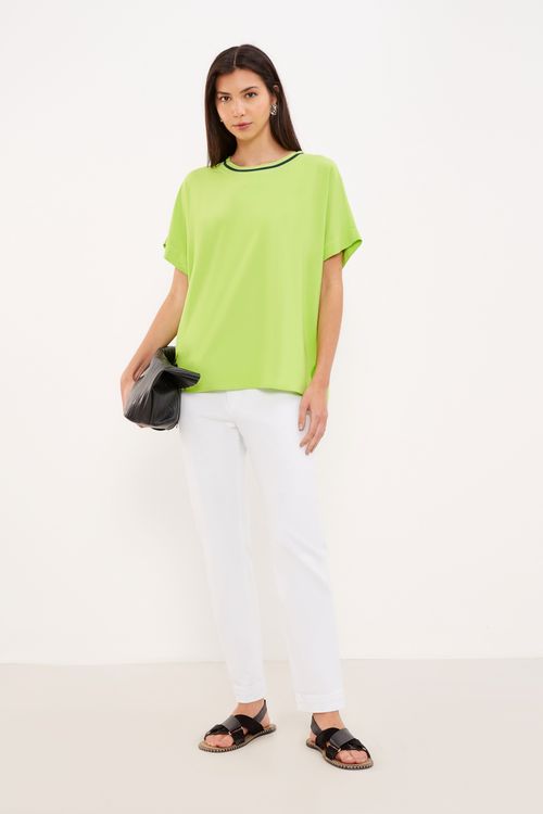 Calça Sarja Alfaiataria - Branco