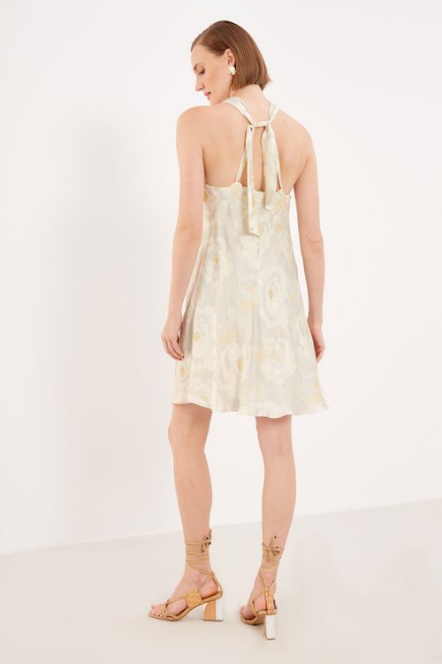 Vestido Estampa Rosas Curto - Est Rosas