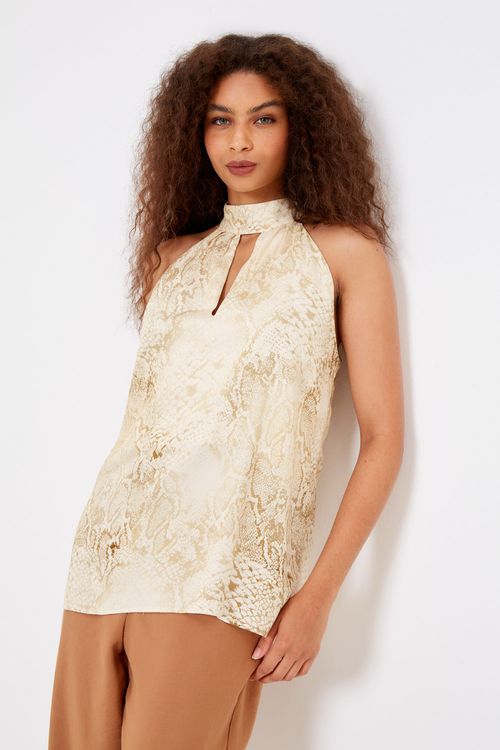 Blusa Estampa Arizona Com Gola - Est Arizona