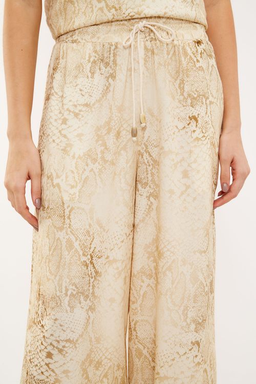 Calça Com Elástico Estampa Arizona - Est Arizona