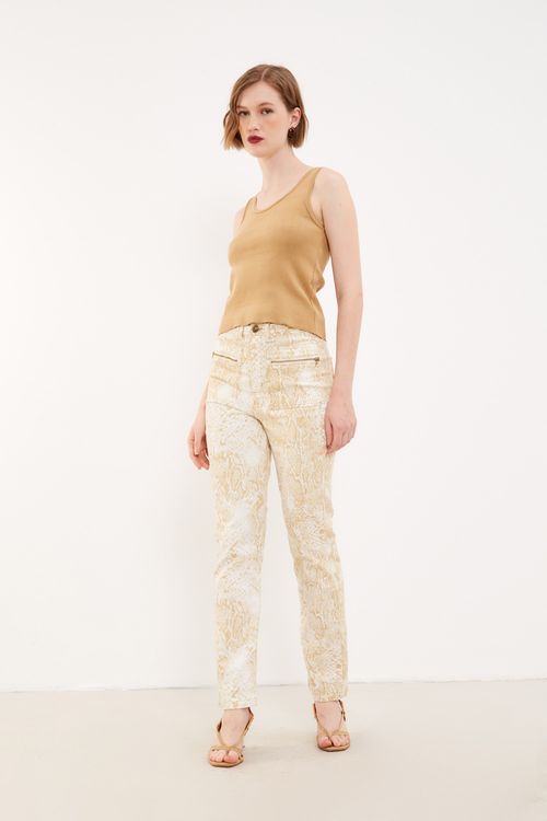 Calça Sarja Bicker Estampa Arizona - Est Arizona