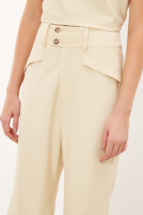Calça New Flare Casual - Off Frio