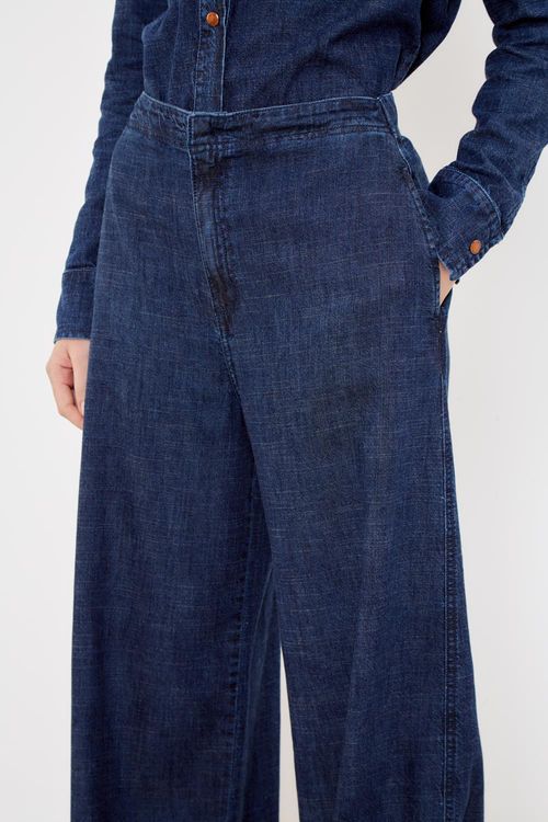 Calça Jeans Pantalona - Jeans