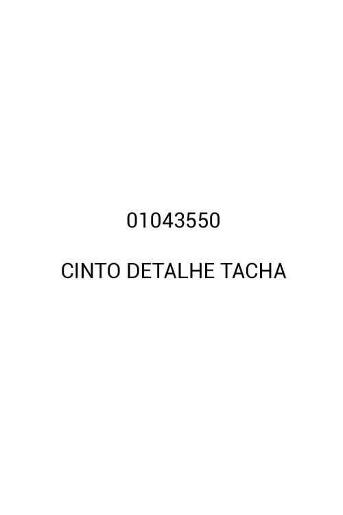 Cinto Detalhe Tacha - Preto