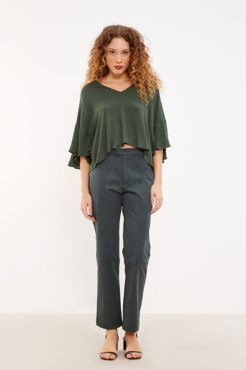 Calça Tecno Recortes - Verde