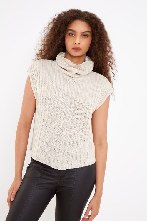 Blusa Pull Tricot - Off Frio