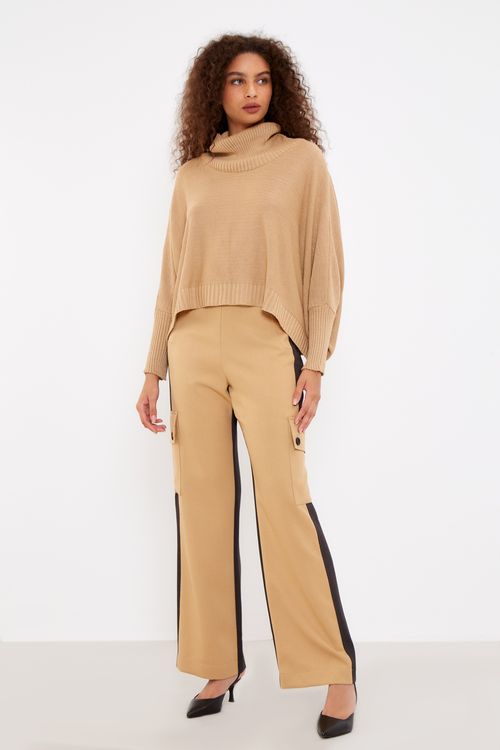 Blusa Mescla Tricot - Bege New