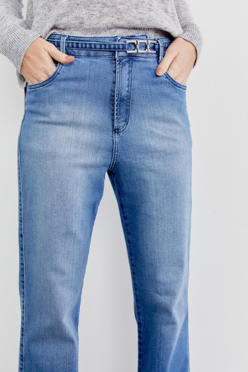 Calça Jeans Cinto Bridão - Jeans