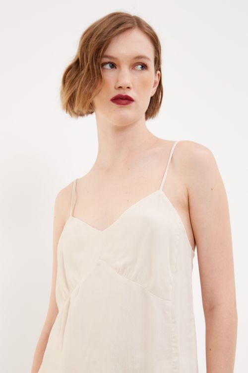 Blusa Alça Amarração Ponta - Off Manha