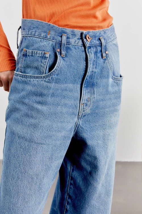 Calça Jeans Pregas - Jeans