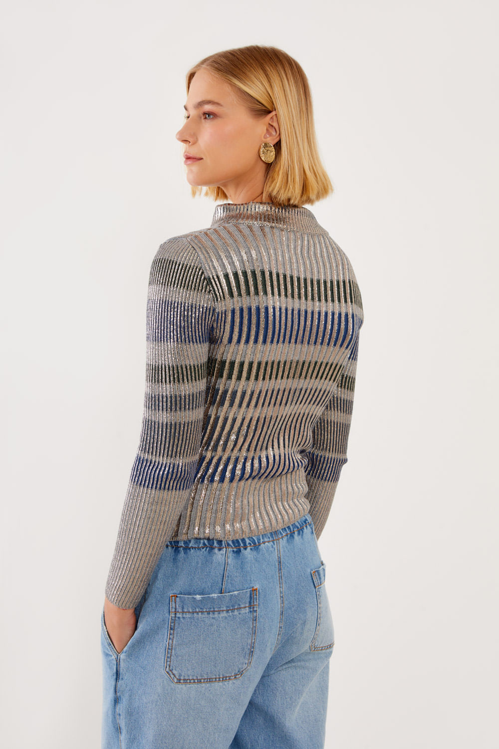 Casaco Tricot Foil - 01044200 - Sacada
