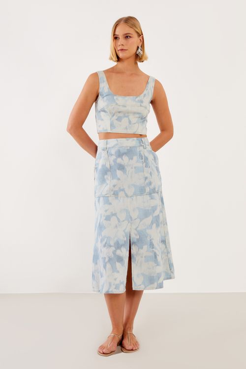 Top Sarja Estampa Linhares - Est Linhares