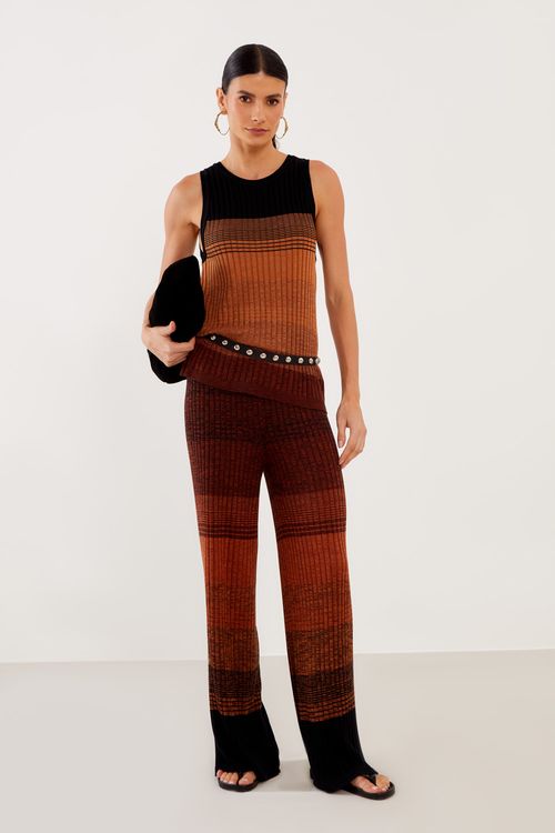 Regata Tricot Degradê - Multicolor