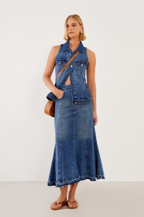 Saia Jeans Sereia - Jeans
